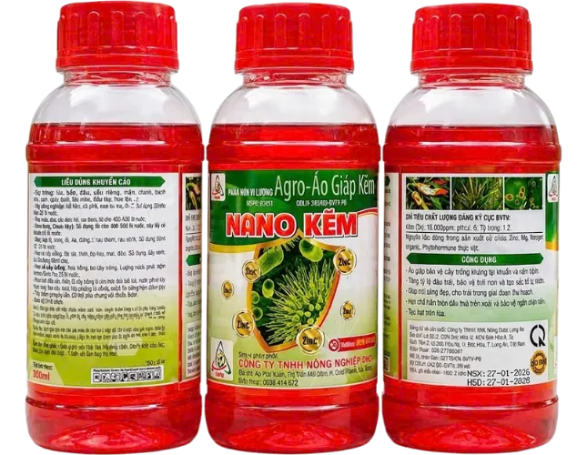 NANO KẼM – AGRI-ÁO GIÁP KẼM