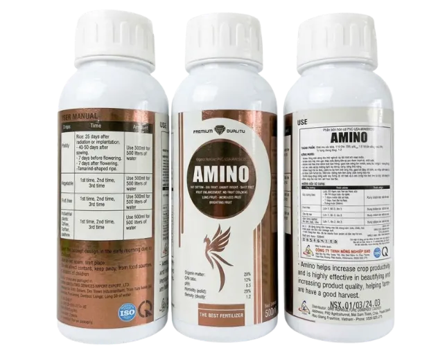 AMINO – PHÂN BÓN HỮU CƠ PVC-USA