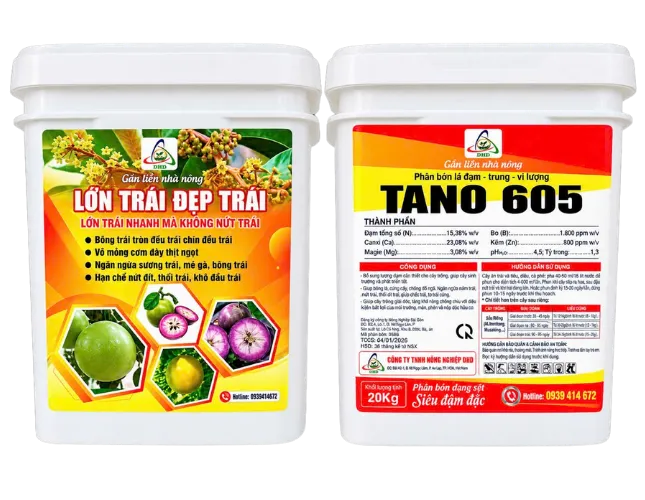 TANO 605 - LỚN TRÁI – ĐẸP TRÁI | LỚN TRÁI NHANH MÀ KHÔNG NỨT TRÁI