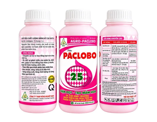  AGRO-PACLOBO 25 – PHÂN BÓN VI LƯỢNG