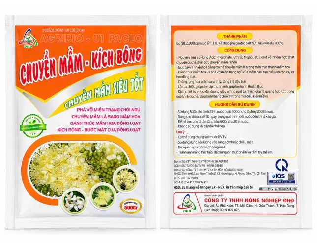 AGRIBIO – 01 PACLO - CHUYỂN MẦM – KÍCH BÔNG