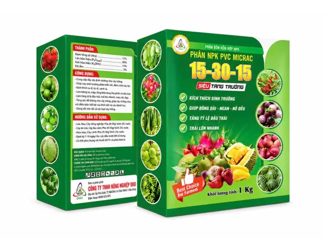 Phân NPK PVC MICRAC 15-30-15 - SIÊU TĂNG TRƯỞNG