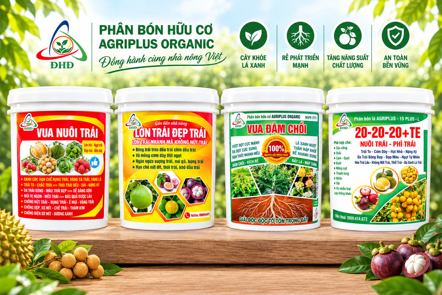 Phân bón nuôi trái lớn | NÔNG NGHIỆP ĐHĐ